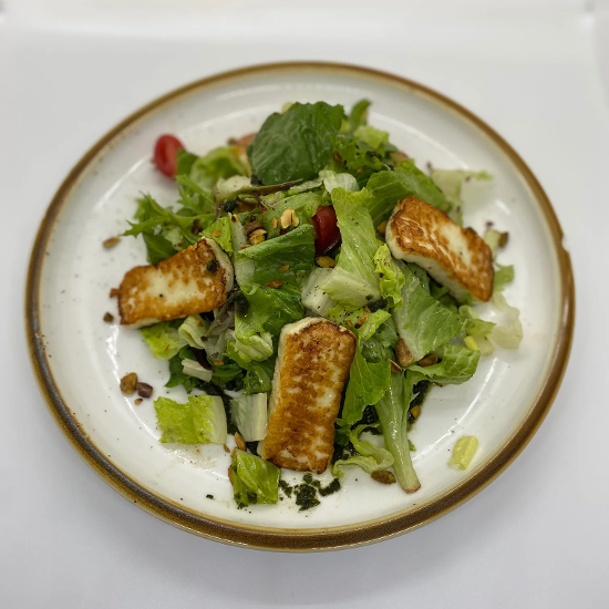 Grilled Halloumi Salad
