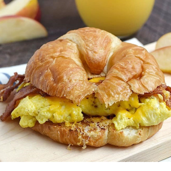 Bacon Croissant Sandwich