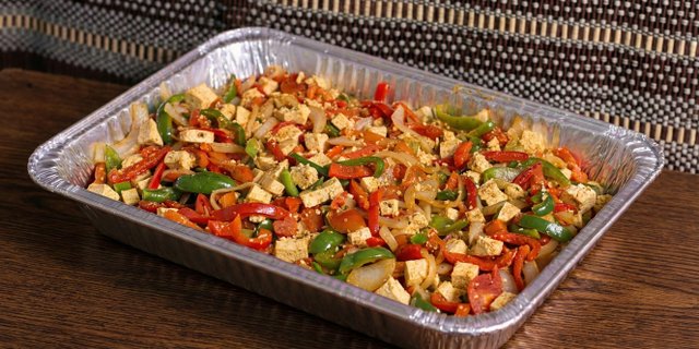 Tofu Fajitas Tray