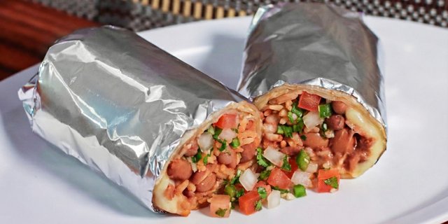 Regular Veggie Burrito