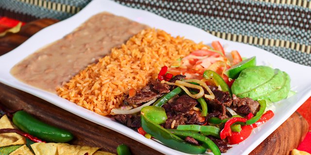 Beef Fajitas Plate