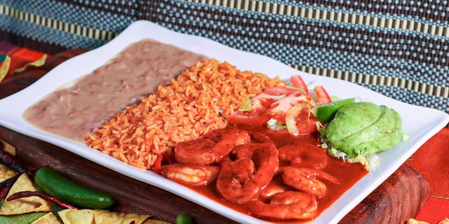 Camarones A La Diabla Plate